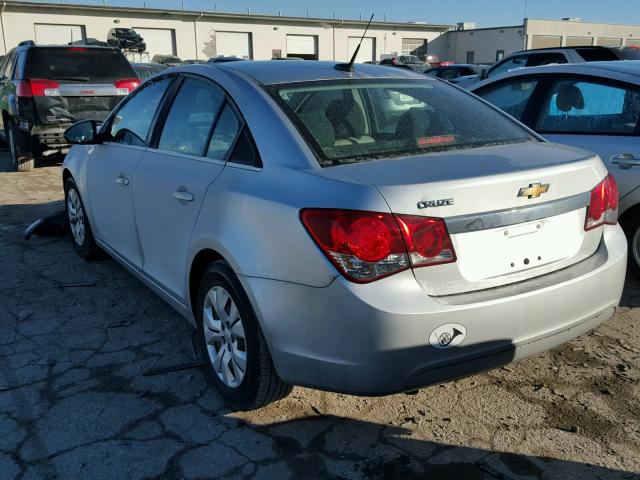 1G1PC5SH8C7211778 - 2012 CHEVROLET CRUZE LS SILVER photo 3