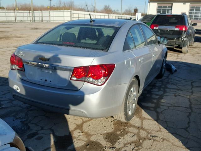 1G1PC5SH8C7211778 - 2012 CHEVROLET CRUZE LS SILVER photo 4