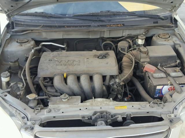 1NXBR32E64Z226644 - 2004 TOYOTA COROLLA CE SILVER photo 7