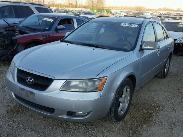 5NPEU46C76H165235 - 2006 HYUNDAI SONATA GLS SILVER photo 2