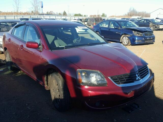 4A3AB56F07E023604 - 2007 MITSUBISHI GALANT ES BURGUNDY photo 1