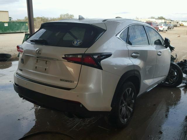 JTJYARBZ3F2015344 - 2015 LEXUS NX 200T WHITE photo 4