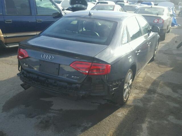 WAUJF78K19N061792 - 2009 AUDI A4 PREMIUM GRAY photo 4