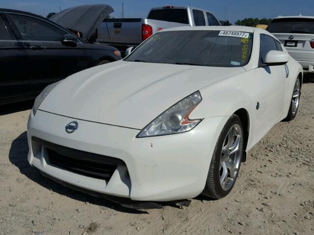 JN1AZ44E99M406620 - 2009 NISSAN 370Z WHITE photo 2