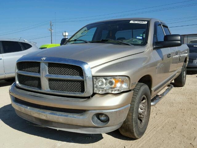 3D7KA28D04G148858 - 2004 DODGE RAM 2500 S GOLD photo 2