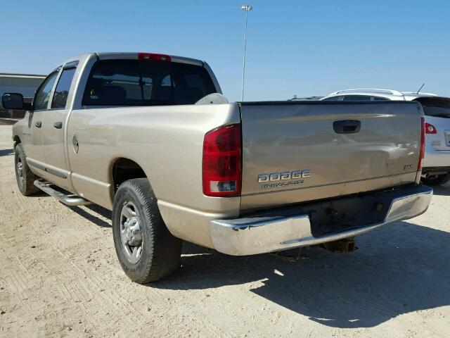 3D7KA28D04G148858 - 2004 DODGE RAM 2500 S GOLD photo 3