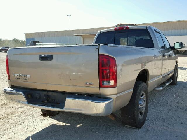 3D7KA28D04G148858 - 2004 DODGE RAM 2500 S GOLD photo 4