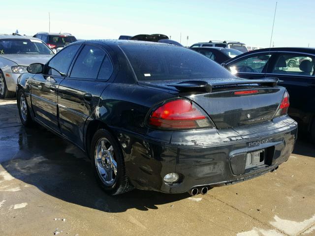 1G2NW52E34C147724 - 2004 PONTIAC GRAND AM G BLACK photo 3