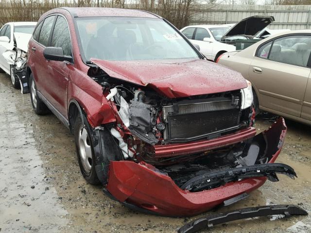 5J6RE4H34AL010295 - 2010 HONDA CR-V LX RED photo 1