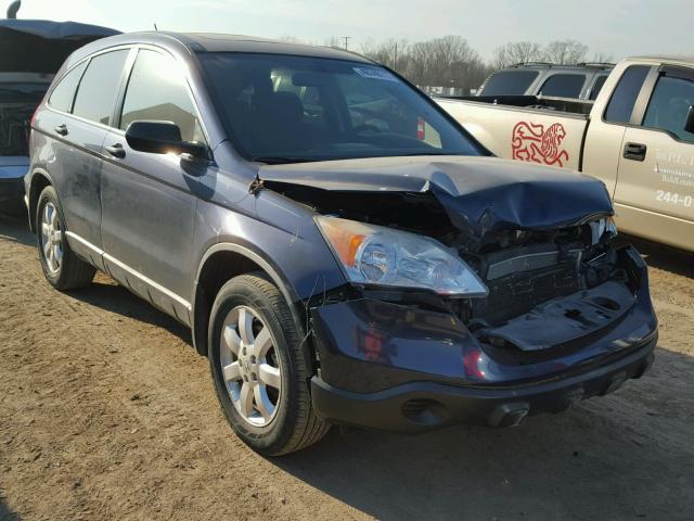 JHLRE48537C081491 - 2007 HONDA CR-V EX BLUE photo 1