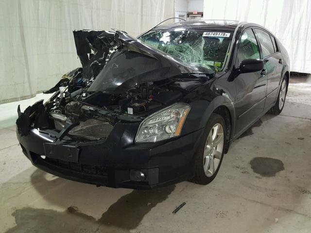 1N4BA41E58C833350 - 2008 NISSAN MAXIMA SE BLACK photo 2