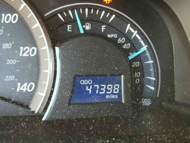 4T4BF1FKXDR287255 - 2013 TOYOTA CAMRY L 黑色 照片 8