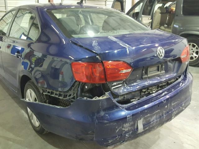 3VWD17AJ3EM423235 - 2014 VOLKSWAGEN JETTA SE 蓝色 照片 9