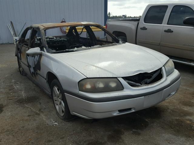 2G1WF55E229349625 - 2002 CHEVROLET IMPALA SILVER photo 1