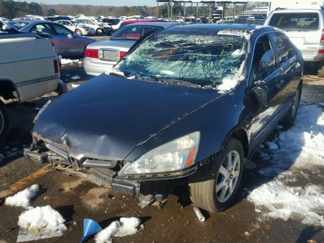 1HGCM66555A001090 - 2005 HONDA ACCORD EX GRAY photo 2