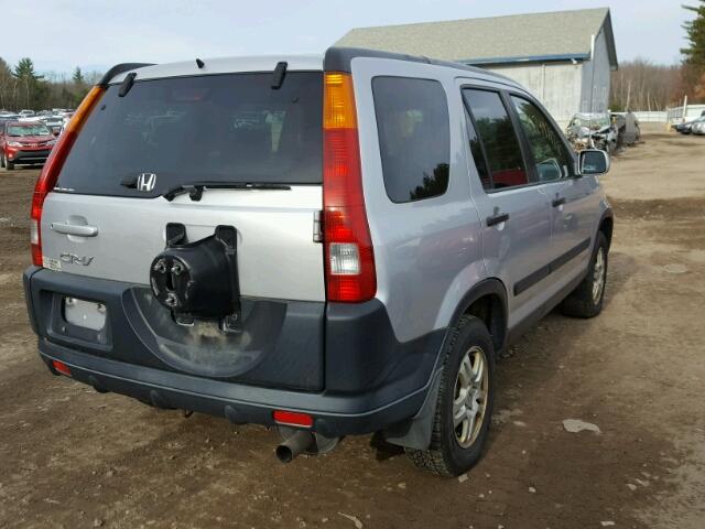 JHLRD78842C021758 - 2002 HONDA CR-V EX SILVER photo 4