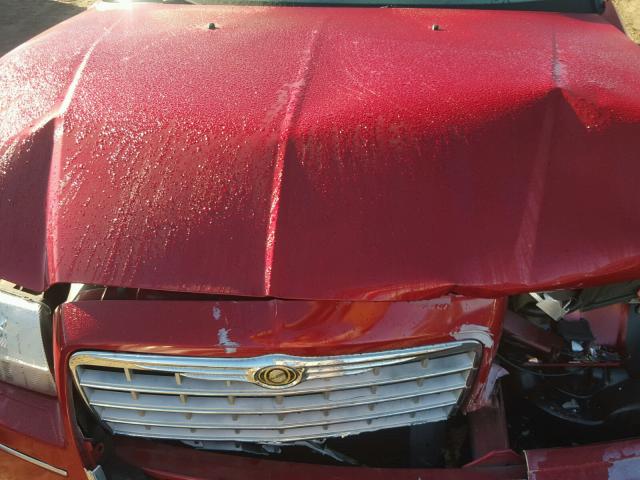 2C3KA53V19H592533 - 2009 CHRYSLER 300 TOURIN RED photo 7