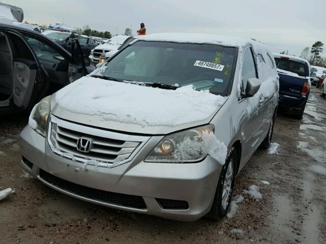 5FNRL38768B037536 - 2008 HONDA ODYSSEY EX SILVER photo 2