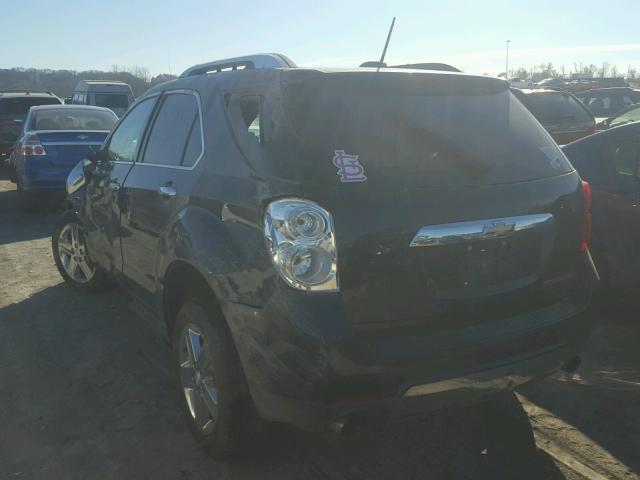 2GNFLDE39F6203603 - 2015 CHEVROLET EQUINOX LT BLACK photo 3