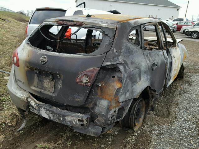 JN8AS58V68W407314 - 2008 NISSAN ROGUE S BURN photo 4