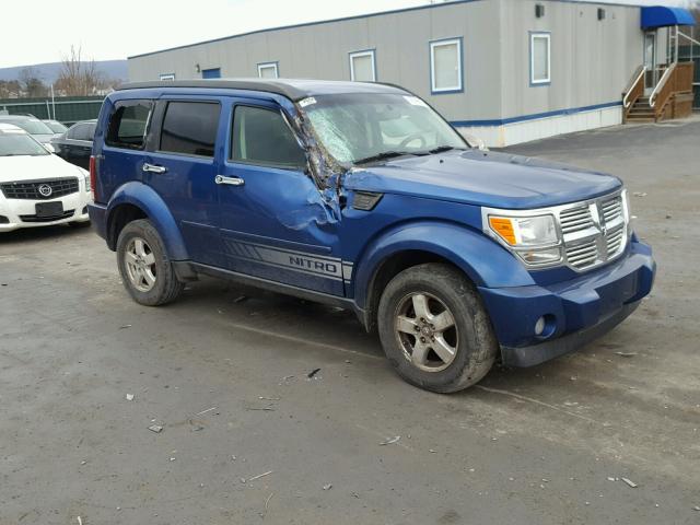 1D8GU28K49W514501 - 2009 DODGE NITRO SE BLUE photo 1