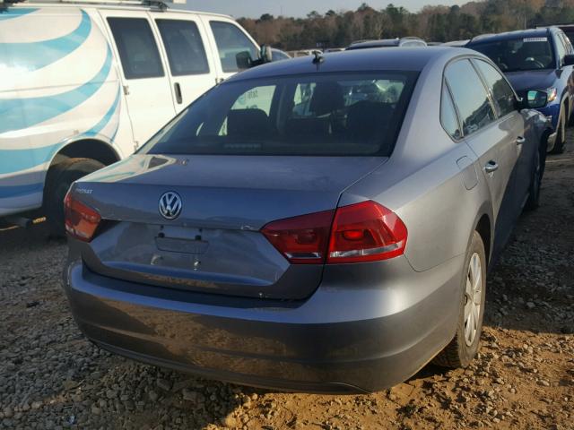 1VWAP7A33DC034422 - 2013 VOLKSWAGEN PASSAT S ვერცხლისფერი ფოტო 4