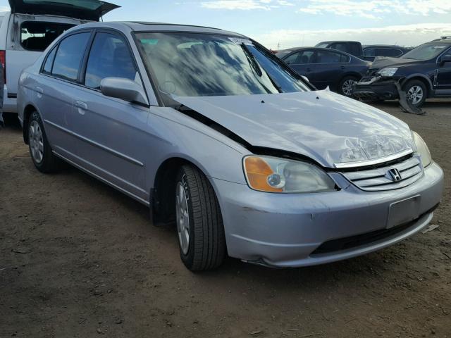 1HGES26731L054751 - 2001 HONDA CIVIC EX SILVER photo 1