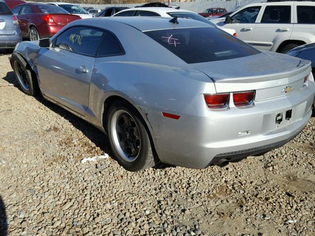 2G1FE1E30C9109274 - 2012 CHEVROLET CAMARO LS GRAY photo 3