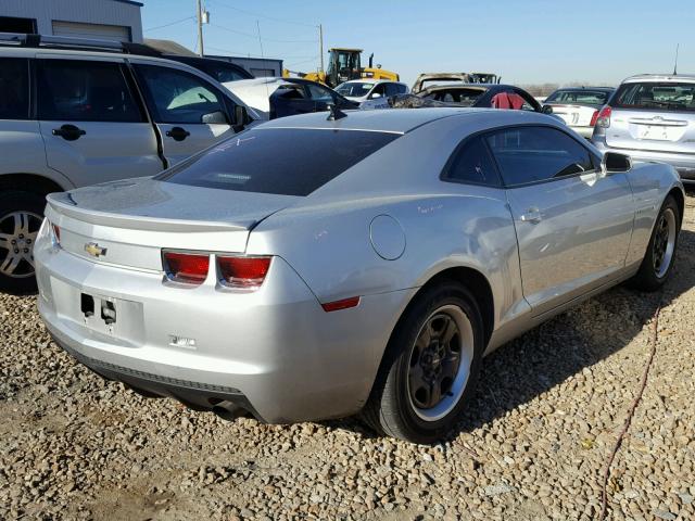 2G1FE1E30C9109274 - 2012 CHEVROLET CAMARO LS GRAY photo 4