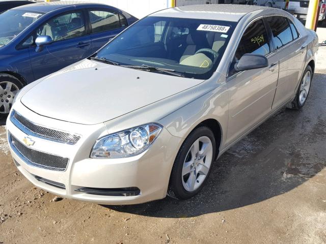 1G1ZB5E10BF184266 - 2011 CHEVROLET MALIBU LS ბეჟი ფოტო 2