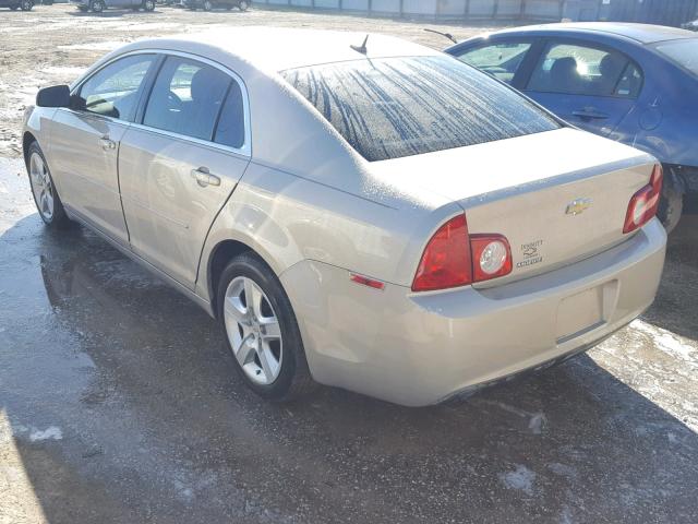 1G1ZB5E10BF184266 - 2011 CHEVROLET MALIBU LS ბეჟი ფოტო 3