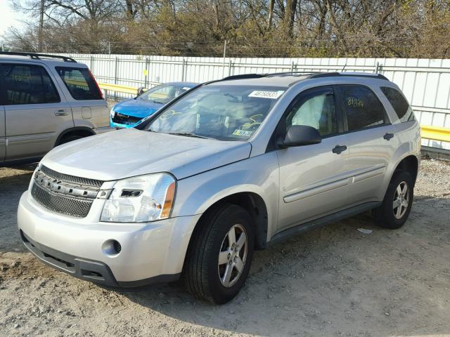 2CNDL13F776246362 - 2007 CHEVROLET EQUINOX LS SILVER photo 2