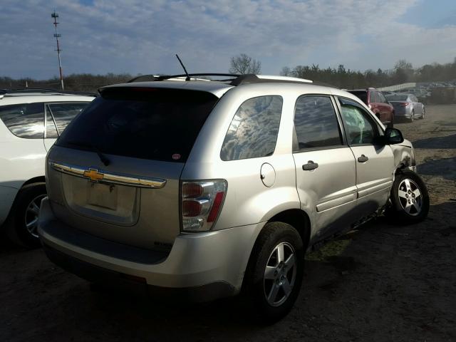 2CNDL13F776246362 - 2007 CHEVROLET EQUINOX LS SILVER photo 4