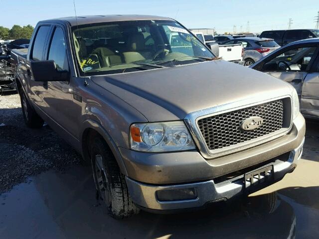 1FTPW12525KC00143 - 2005 FORD F150 SUPER BEIGE photo 1