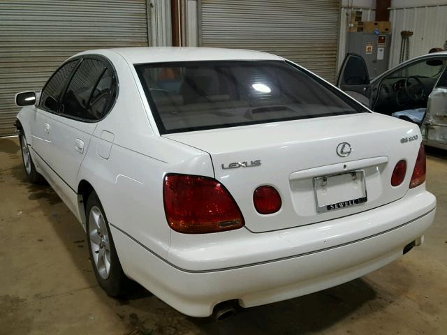 JT8BD69S730187969 - 2003 LEXUS GS 300 WHITE photo 3