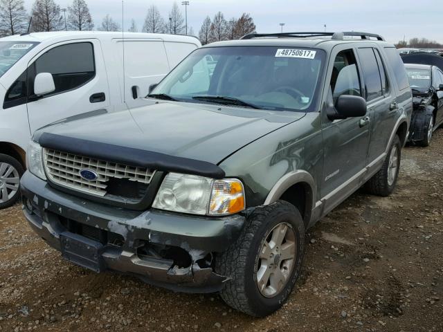 1FMZU74K44ZA11824 - 2004 FORD EXPLORER E GREEN photo 2