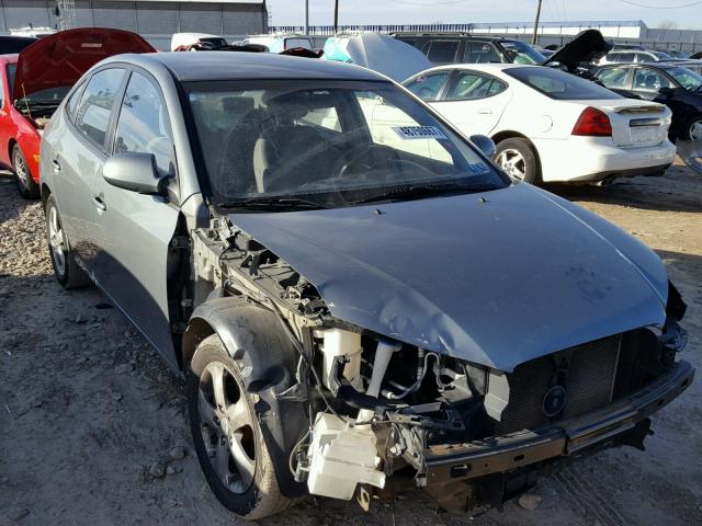 KMHDU4AD1AU981864 - 2010 HYUNDAI ELANTRA BL GRAY photo 1