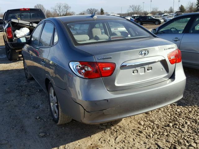 KMHDU4AD1AU981864 - 2010 HYUNDAI ELANTRA BL GRAY photo 3