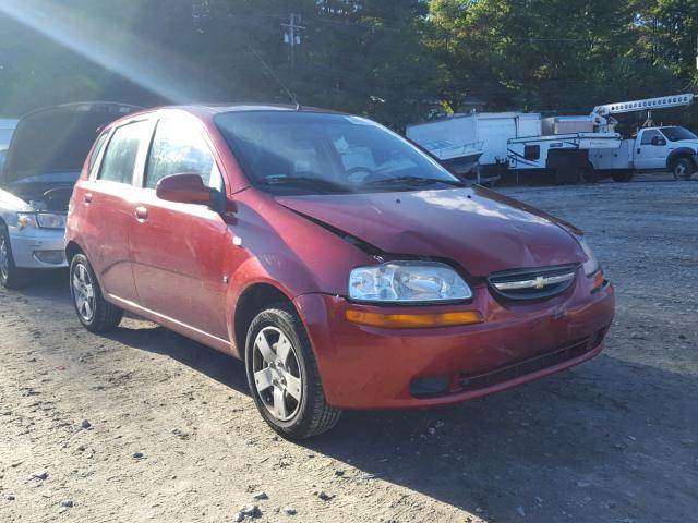 KL1TD666X8B198884 - 2008 CHEVROLET AVEO BASE Qırmızı foto 1