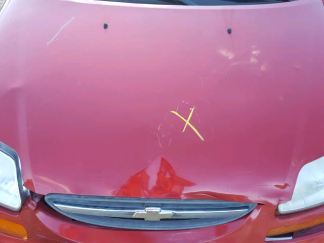 KL1TD666X8B198884 - 2008 CHEVROLET AVEO BASE Qırmızı foto 7