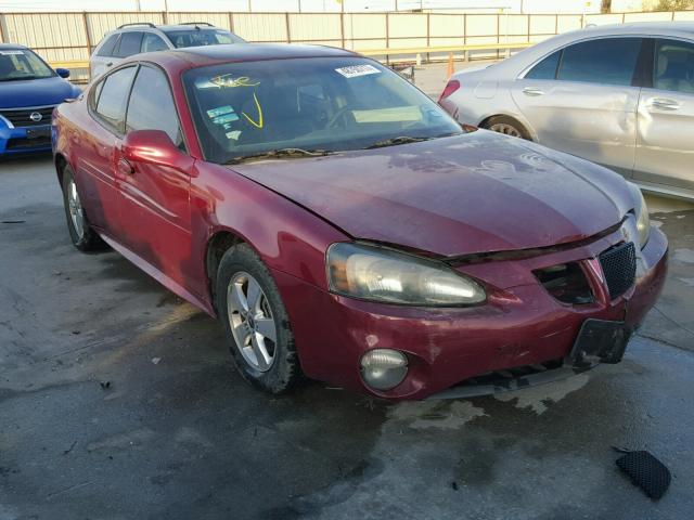 2G2WP522351262838 - 2005 PONTIAC GRAND PRIX MAROON photo 1