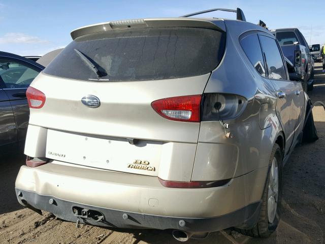 4S4WX83D574406843 - 2007 SUBARU B9 TRIBECA GOLD photo 4