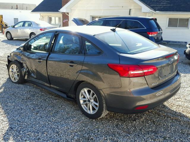 1FADP3F2XGL293041 - 2016 FORD FOCUS SE GRAY photo 3