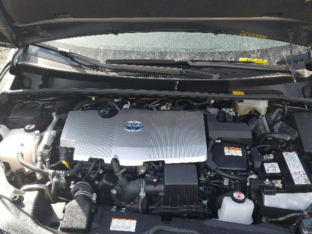 JTDKARFP6H3055657 - 2017 TOYOTA PRIUS PRIM ნაცრისფერი ფოტო 7