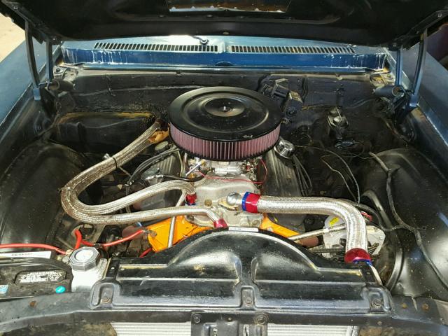 113278W366418 - 1968 CHEVROLET NOVA BLUE photo 7