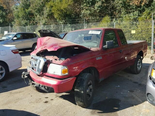 1FTYR14D99PA08632 - 2009 FORD RANGER SUP RED photo 2