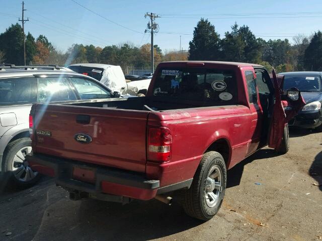 1FTYR14D99PA08632 - 2009 FORD RANGER SUP RED photo 4