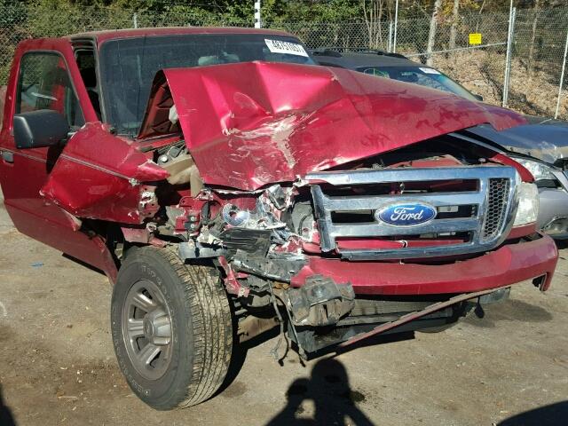 1FTYR14D99PA08632 - 2009 FORD RANGER SUP RED photo 9