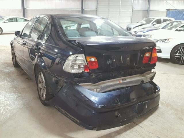 WBAEU33453PH89090 - 2003 BMW 325 XI Սև լուսանկար 3