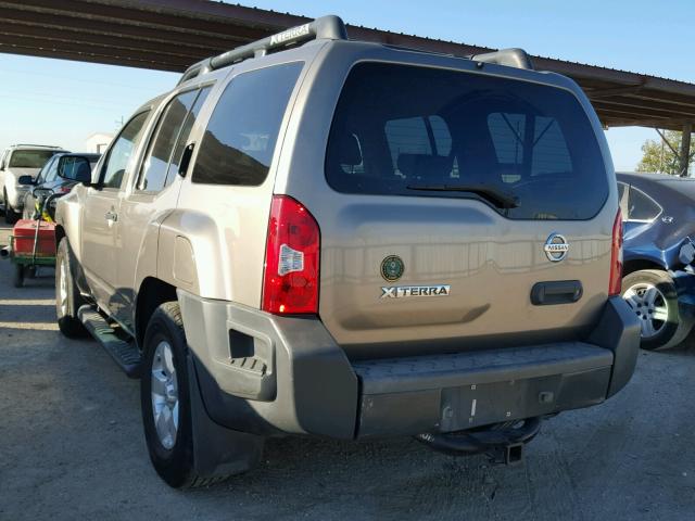 5N1AN08U26C514335 - 2006 NISSAN XTERRA OFF GOLD photo 3